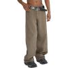 EMMIOL Baggy Jeans Men Wide Leg,Y2k Hip Hop Skater Denim Cargo Pants Casual Loose Fit,Relaxed Long Trousers(Taupe)