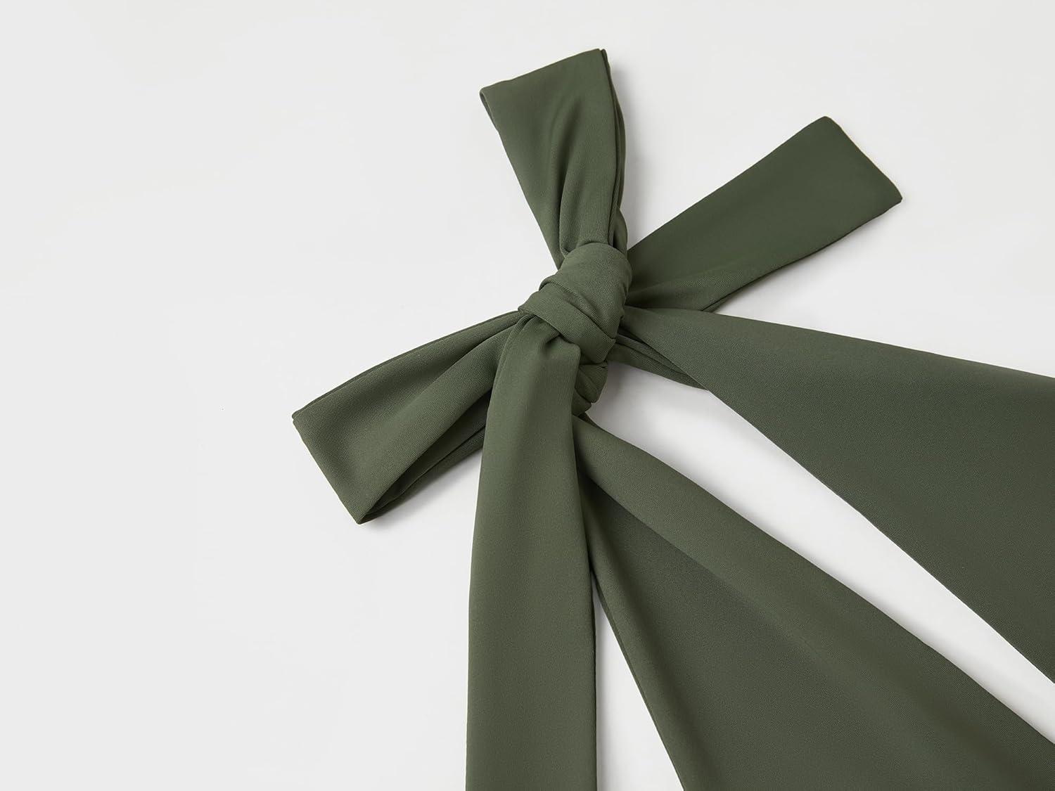 imageEMMIOL Halter Tops for Women Summer Crop Deep V Neck Blackless Tank Top Going Out Y2k Coquette ClothesArmy Green