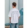 EMMIOL Mens Oversized Graphic T Shirts Y2k Vintage Tees Streetwear Baggy Cotton Shirts Casual Tops 2025 White