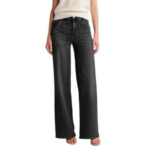 EMMIOL Womens Jorts Denim Shorts Y2k Vintage Baggy Mid Rise Bermuda Jeans Summer Knee Length Jort Short Pants(Black – Long Jeans)