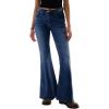 EMMIOL Women’s Classic Straight Leg Jeans Stretchy High Waisted Flare Bell Bottom Jeans Basic Bootcut Denim Pants Trendy Fall(C-denim Blue)