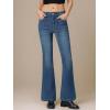 EMMIOL Women Flared Jeans Mid-High Waist Jeans Y2K 90s Denim Pants