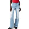 Women Baggy Jeans High Waisted Loose Fit Vintage Oversized Wide Leg Long Denim Pants Trousers(Aa004-wash Blue)