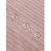 EMMIOL Long Sleeve Henley Shirts for Womens – V Neck Button Ribbed Knit Tops Slim Fit Casual Trendy Lace Tunics Blouse(2-pink)