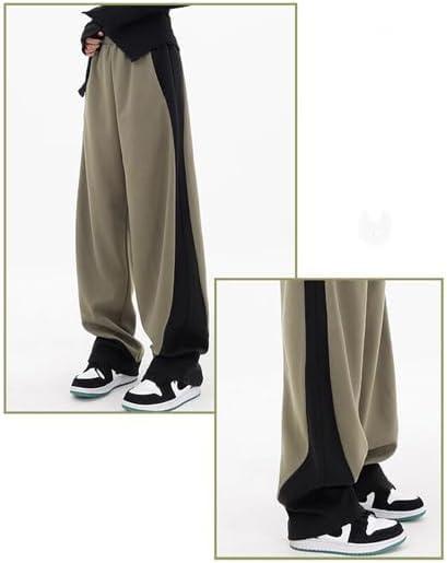 image:imageEMMIOL Wide Leg Sweatpants for Women High Waisted Baggy Joggers Barrel Leg Lounge Pants with PocketsGreen