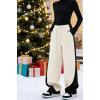 EMMIOL Wide Leg Sweatpants for Women, High Waisted Baggy Joggers, Barrel Leg Lounge Pants with Pockets(Apricot)