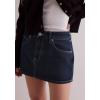 EMMIOL Women Denim Skort Skirt Stretchy Mid Waist Y2K Sexy Mini Skirts Dressy Casual Jean Skorts(Navy Blue)
