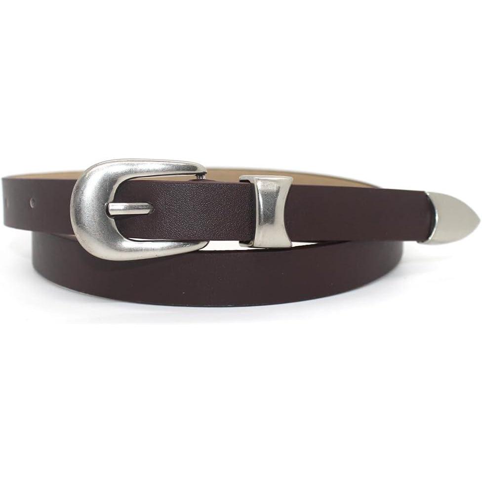 image:imageEMMIOL Y2K Belt for Women Star Studded Belt Vintage Gothic Grunge Punk Rock PU Leather WaistbandDark Camel