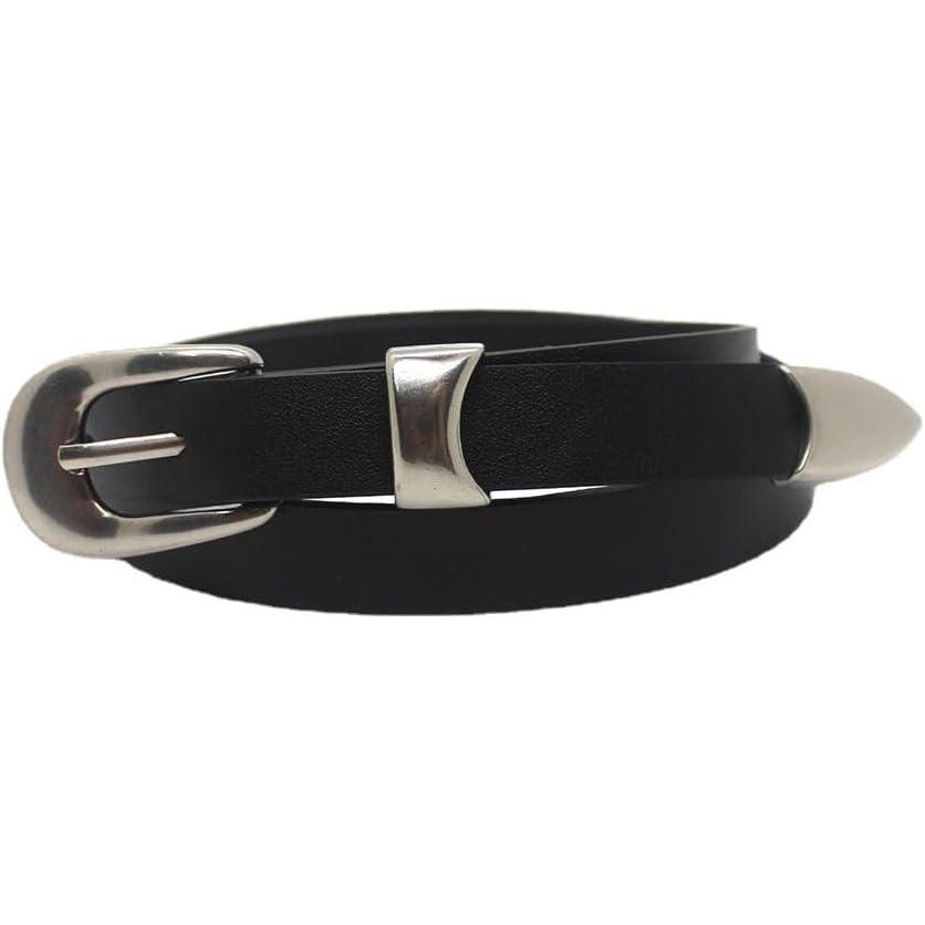 image:imageEMMIOL Y2K Belt for Women Star Studded Belt Vintage Gothic Grunge Punk Rock PU Leather WaistbandMatte Buckle Black