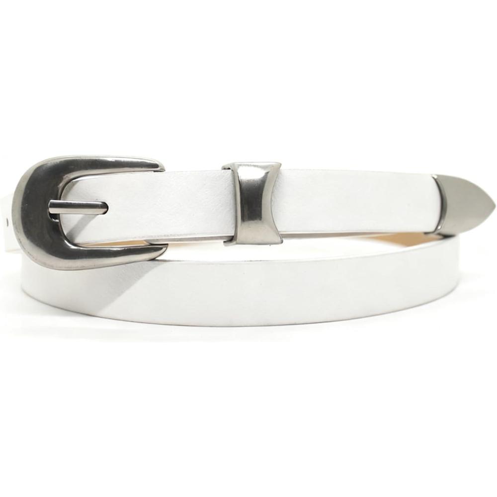 image:imageEMMIOL Y2K Belt for Women Star Studded Belt Vintage Gothic Grunge Punk Rock PU Leather WaistbandWhite