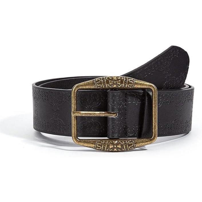 image:imageEMMIOL Y2K Women Belts for Jeans Ladies Leather Belt Trendy Goth Star with Silvery Buckle Waist Belt Punk for DressBlack