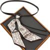 EMMIOL Skinny Long Scarf Belts Women, Y2K Silk Leather Waist Satin Sash Tie for Dress Jeans Pants, Vintage Fashion Accessory(Brown)