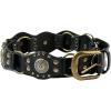 EMMIOL Y2K Belt for Women Star Studded Belt Vintage Gothic Grunge Punk Rock PU Leather Waistband(Boho Black)