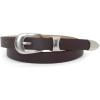 EMMIOL Y2K Belt for Women Star Studded Belt Vintage Gothic Grunge Punk Rock PU Leather Waistband(Dark Camel)