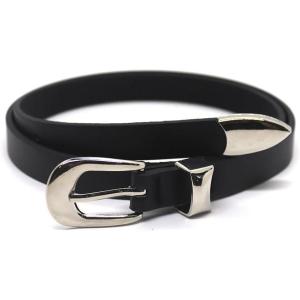 EMMIOL Y2K Belt for Women Star Studded Belt Vintage Gothic Grunge Punk Rock PU Leather Waistband(Polished Buckle Black)