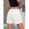 EMMIOL Back to School Cargo Shorts for Women Casual Summer High Waisted Waist Utility Pockets Comfy Shorts