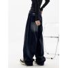 EMMIOL Jeans for Women Wide Leg Baggy Jeans Y2K Casual Loose Boyfriends Trousers Vintage Streetwear(A206-blue)