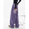 EMMIOL Jeans for Women Wide Leg Baggy Jeans Y2K Casual Loose Boyfriends Trousers Vintage Streetwear(A206-purple)