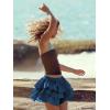 EMMIOL Flowy Skorts Skirt for Women Ruffle Hem High Waisted 2026 Summer Shorts Mini Skirts(Royal Blue)