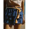 EMMIOL Flowy Skorts Skirt for Women Ruffle Hem High Waisted 2026 Summer Shorts Mini Skirts(Royal Blue)