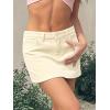 EMMIOL Skirts for Women Mid/Low Rised Sexy Mini Dress 2026 Trendy Fall Y2k Clothes Denim Skirt(Corduroy Apricot)
