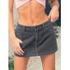 EMMIOL Skirts for Women Mid/Low Rised Sexy Mini Dress 2026 Trendy Fall Y2k Clothes Denim Skirt(Corduroy Grey)