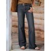 EMMIOL Wide Leg Jeans for Women Mid High Rise Baggy Jeans Y2k Boyfriend Denim Pants Casual Loose Trousers Trendy with Pockets(Blue)