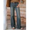 EMMIOL Wide Leg Jeans for Women Mid High Rise Baggy Jeans Y2k Boyfriend Denim Pants Casual Loose Trousers Trendy with Pockets(Denim Blue)