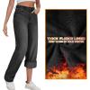 EMMIOL Women’s 2026 Wide Leg Jeans Distress Mid Waist Denim Pants Vintage Y2K Trousers(Black-(warm Fleece Lined))