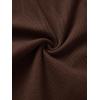 Womens Lace Long Sleeve Top Paneled Henley Shirts Y2k 2000s Fitted Going Out Tops Blouse(1 Brown)