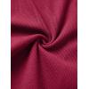 Womens Lace Long Sleeve Top Paneled Henley Shirts Y2k 2000s Fitted Going Out Tops Blouse(1 Red)