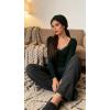 Womens Lace Long Sleeve Top Paneled Henley Shirts Y2k 2000s Fitted Going Out Tops Blouse(2 Green)