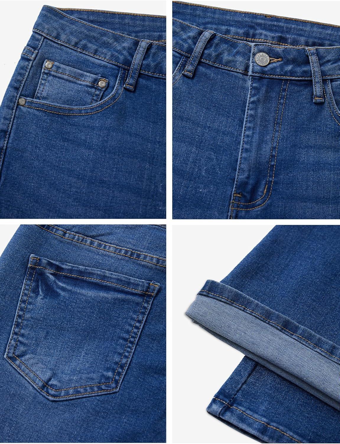 image:imageEMMIOL Flare Jeans for Women Trendy MidHigh Waist Bootcut Bell Bottom Jeans Stretchy Denim Y2K Pants with PocketsBmid Bluehigh Rise
