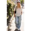 EMMIOL Cargo Pants Women Stretchy Wide Leg Baggy Jeans with Pockets Casual Trousers Y2K Vintage Streetwear Trendy 2026(Blue)