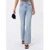 EMMIOL Flare Jeans for Women Trendy, Mid-High Waist Bootcut Bell Bottom Jeans, Stretchy Denim Y2K Pants with Pockets(A-mid Blue Wash-high Rised)