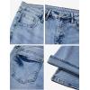 EMMIOL Flare Jeans for Women Trendy, Mid-High Waist Bootcut Bell Bottom Jeans, Stretchy Denim Y2K Pants with Pockets(A-mid Blue Wash-high Rised)