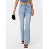 EMMIOL Flare Jeans for Women Trendy, Mid-High Waist Bootcut Bell Bottom Jeans, Stretchy Denim Y2K Pants with Pockets(A-mid Blue Wash-mid Rised)