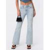 EMMIOL Flare Jeans for Women Trendy, Mid-High Waist Bootcut Bell Bottom Jeans, Stretchy Denim Y2K Pants with Pockets(C-light Blue Wash-mid Rise)