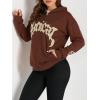 EMMIOL Balaclava Oversized Full Zip Hoodie With Built-In Wind Proof Mask Long Sleeve Pullover Sweatshirt With Pocket(B-coffee)
