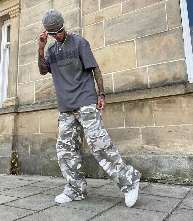 image:imageEMMIOL Oversized Graphic Tshirts for Men Y2k Vintage Tees Streetwear Baggy Cotton Shirts Casual Tops 2025 Grey XXL