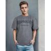 EMMIOL Oversized Graphic Tshirts for Men Y2k Vintage Tees Streetwear Baggy Cotton Shirts Casual Tops 2025 Grey 3XL