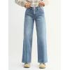 EMMIOL 047 Mid Rise Straight Leg Womens Baggy Jeans, Y2K Boyfriend Wide Leg Cute Trendy Loose Fit Denim Pants Stretch(047-vintage Blue)