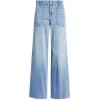 EMMIOL Baggy Jeans Women Straight Leg Mid Rise Boyfriend Wide Leg High Waisted Cute Trendy Y2K Loose Fit Pants Stretchy(009-light Blue)