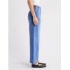 EMMIOL Baggy Jeans Women Straight Leg Mid Rise Boyfriend Wide Leg High Waisted Cute Trendy Y2K Loose Fit Pants Stretchy(009-mid Blue)