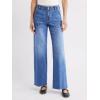 EMMIOL Baggy Jeans Women Straight Leg Mid Rise Boyfriend Wide Leg High Waisted Cute Trendy Y2K Loose Fit Pants Stretchy(009-mid Blue)