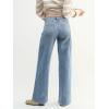 EMMIOL Baggy Jeans Women Straight Leg Mid Rise Boyfriend Wide Leg High Waisted Cute Trendy Y2K Loose Fit Pants Stretchy(047-vintage Blue)