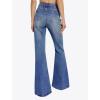 EMMIOL Women’s Flare Wide Leg Jeans Stretchy High Waisted Bell Bottom 2026 Basic Bootcut Denim Pants(A-dark Blue)