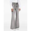 EMMIOL Women’s Flare Wide Leg Jeans Stretchy High Waisted Bell Bottom 2026 Basic Bootcut Denim Pants(A-gray Black)