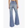 EMMIOL Women’s Flare Wide Leg Jeans Stretchy High Waisted Bell Bottom 2026 Basic Bootcut Denim Pants(A-light Blue)