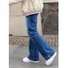 EMMIOL Women’s Flare Wide Leg Jeans Stretchy High Waisted Bell Bottom 2026 Basic Bootcut Denim Pants(B-dark Blue)
